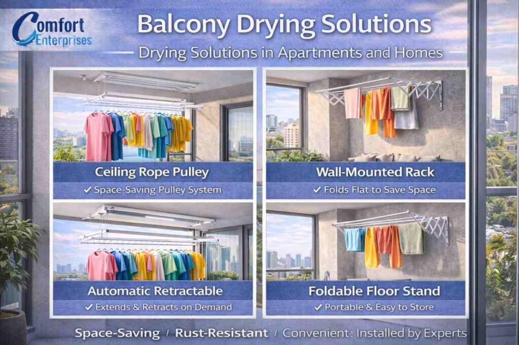 Balcony Drying Solutions in Apartments and Homes