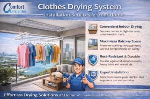 Clothes drying system installation services for your home