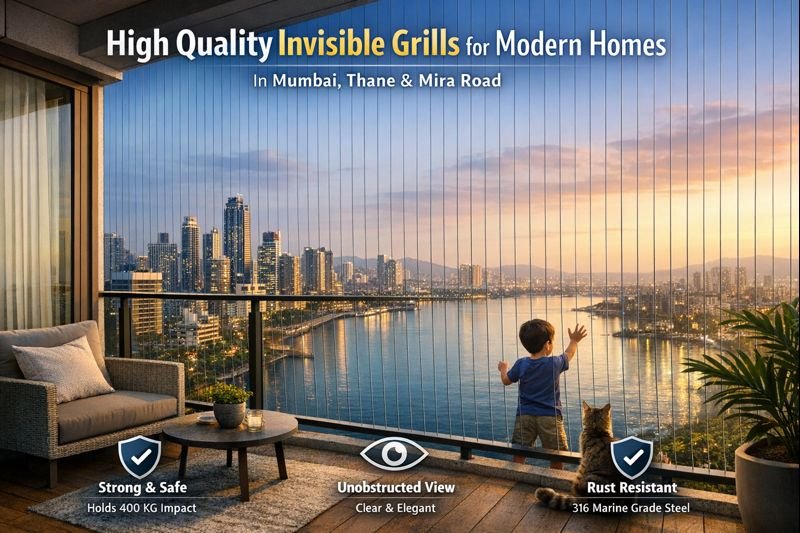 High Quality Invisible Grills for Modern Homes in Mumbai