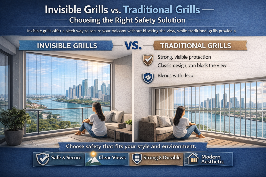Invisible Grills vs. Traditional Grills