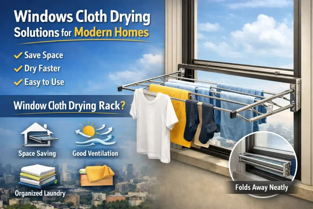 Windows Cloth Drying Solutions for Modern Homes